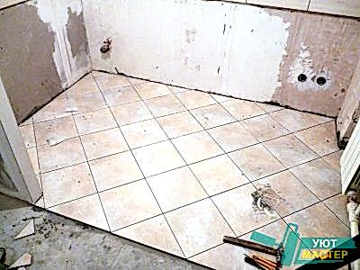 укладка плитки Алматы укладка плитки в ванной