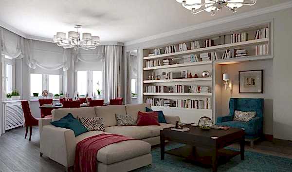 Дизайн интерьера квартиры 80м2