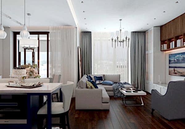 Дизайн проект квартиры 107м2