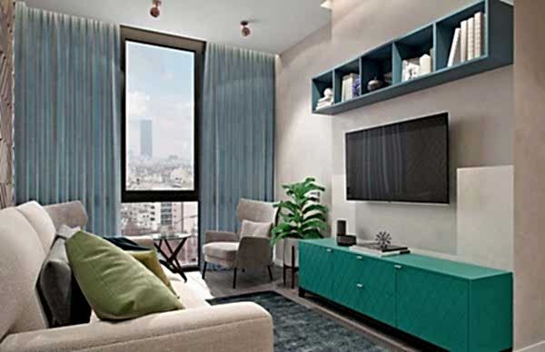 Дизайн проект квартиры 73 м2