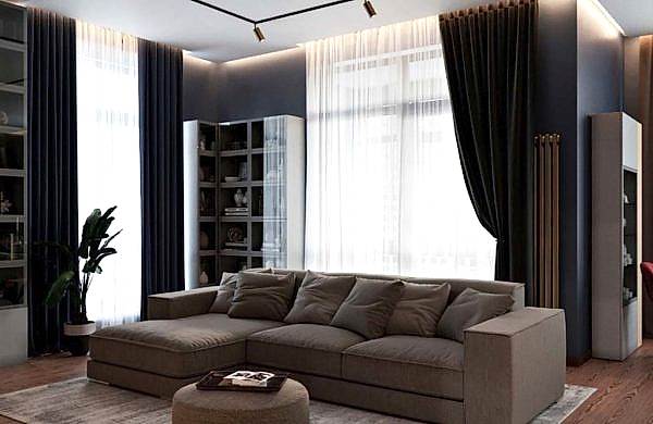 Дизайн трехкомнатной квартиры