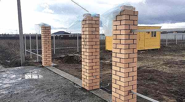 заборы в Алматы цены на столбы из кирпича для заборов