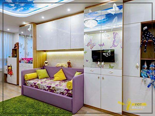 Ремонт детской комнаты 26 м2
