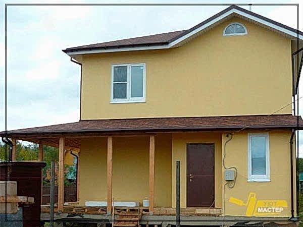 Отделка фасада 120 м2