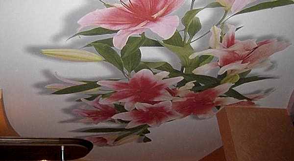 Натяжные потолки с фотопечатью цена в Алматы