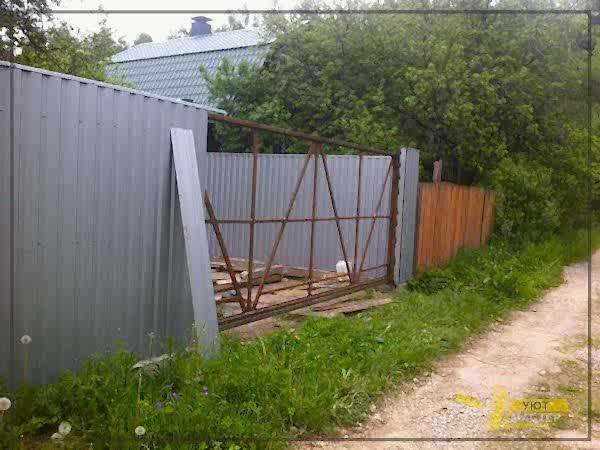 Забор из профнастила 50 пм