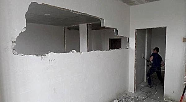 демонтаж стен и перегородок в Алматы цены