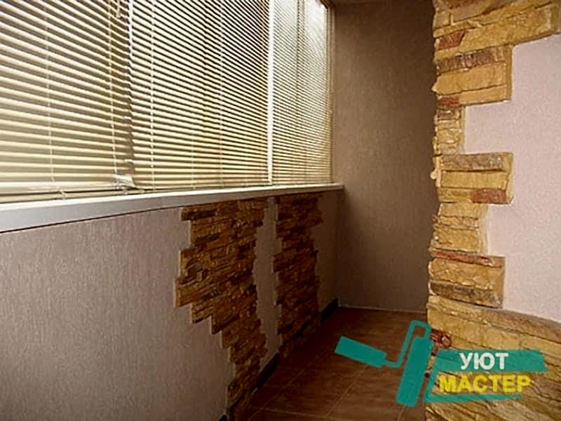 внутренняя отделка балконов в Алматы