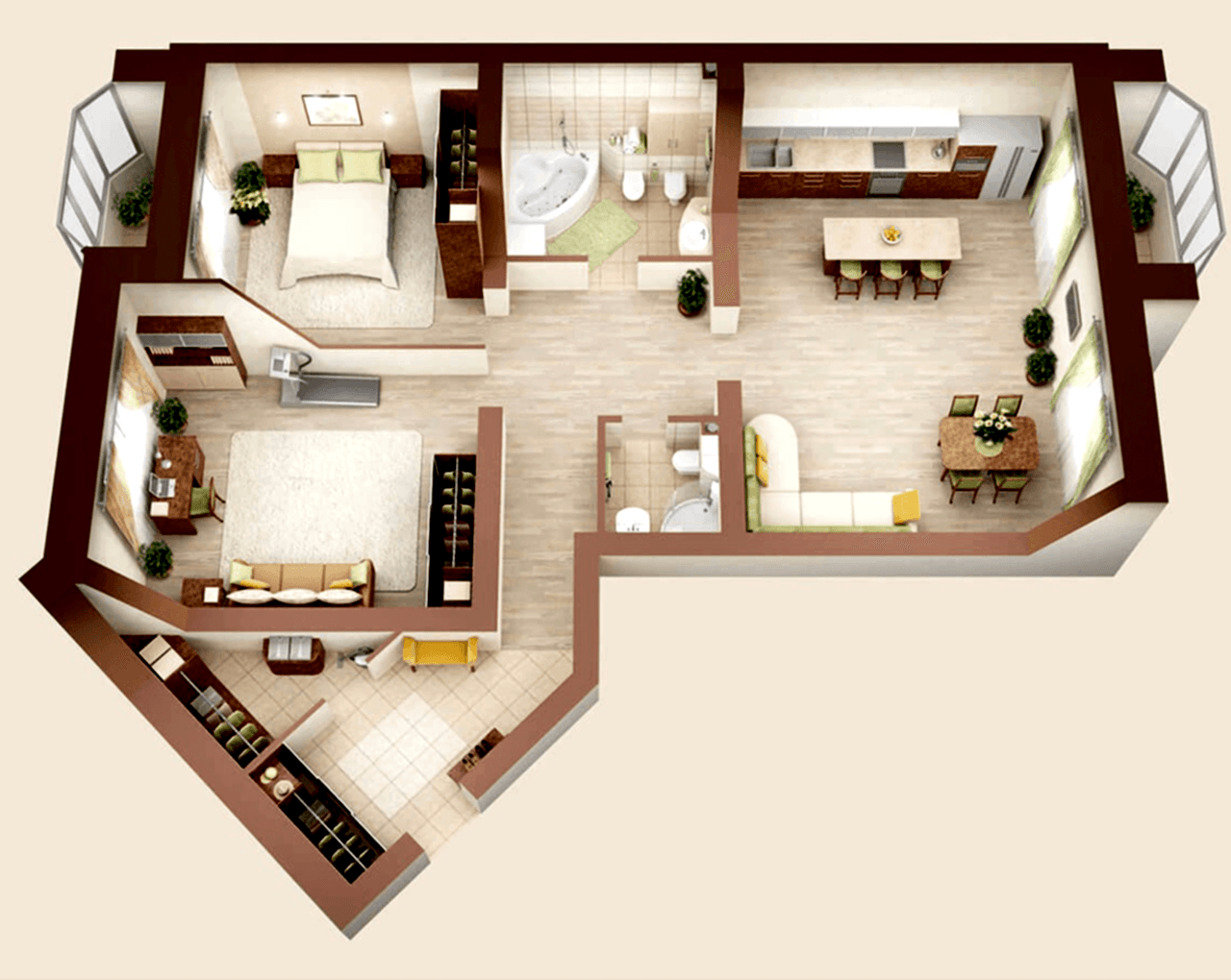 Дизайнерские услуги домов и помещений в Алматы