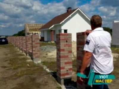 кирпичные заборы в Алматы под ключ цена