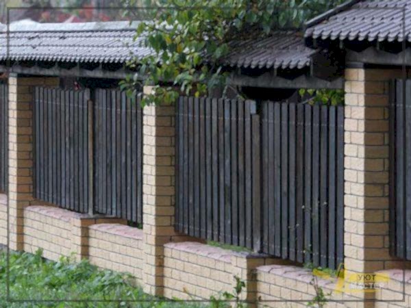 Деревянный забор 15 мп