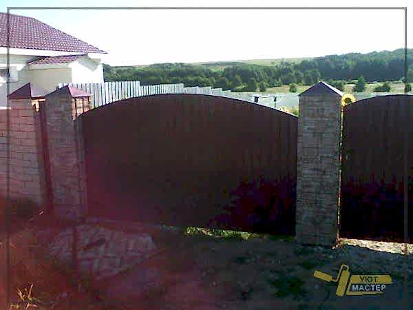 Забор из профнастила 80 мп