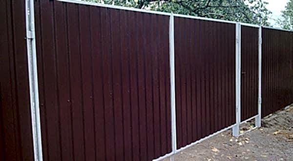 заборы из профлиста в Алматы цены